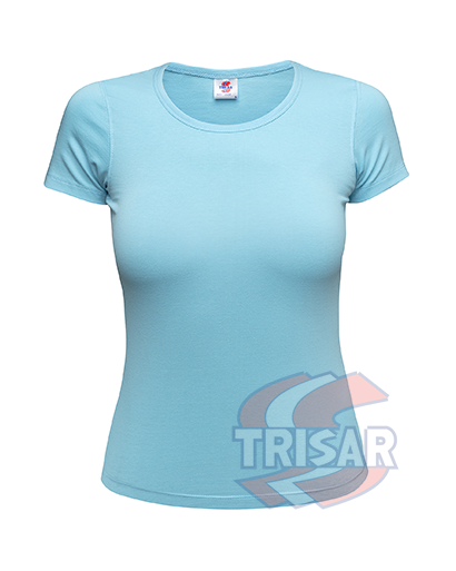 ФУТБОЛКА ЖЕНСКАЯ TRISAR XL, голубая